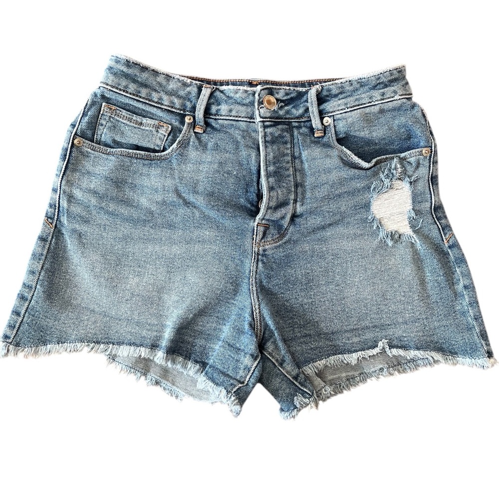 Good American High Waist Women’s Jean Denim Shorts